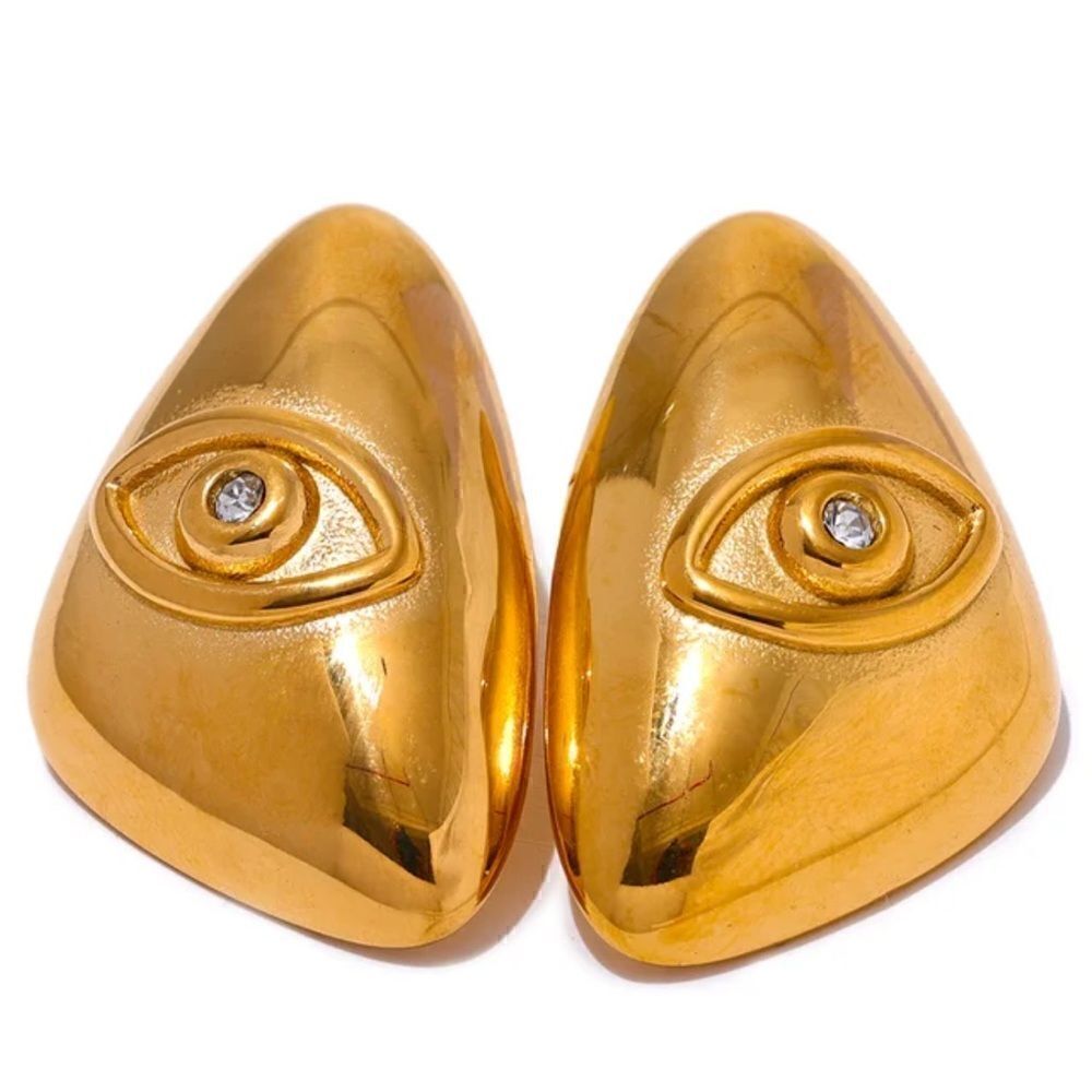 Bohemian eye stud earrings A12